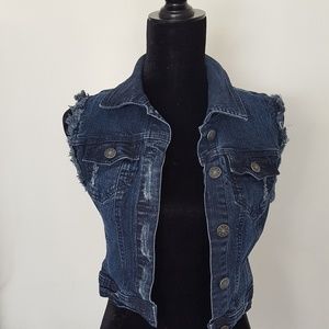 Denim vest